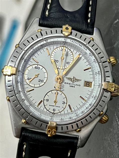 breitling chronomat 1990 quadrante bianco|Acquista Breitling Chronomat 81950 .